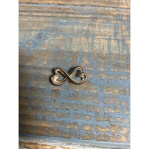 Sterling Silver Infinity Symbol Heart Pendant Charm